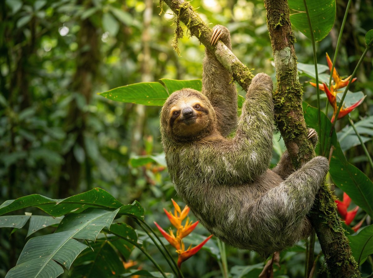 高清3D动漫树懒慢生活视频